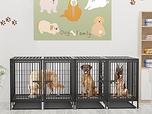 We also sell matching waterproof crate covers, which keep your dog away from the rain 