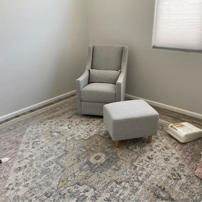 【Furniture】Toco Swivel Glider with Ottoman Set