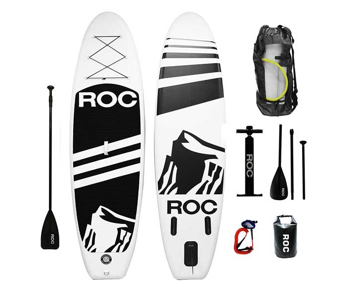 Roc Inflatable Stand Up Paddle Board with Premium sup Accessories & Backpack