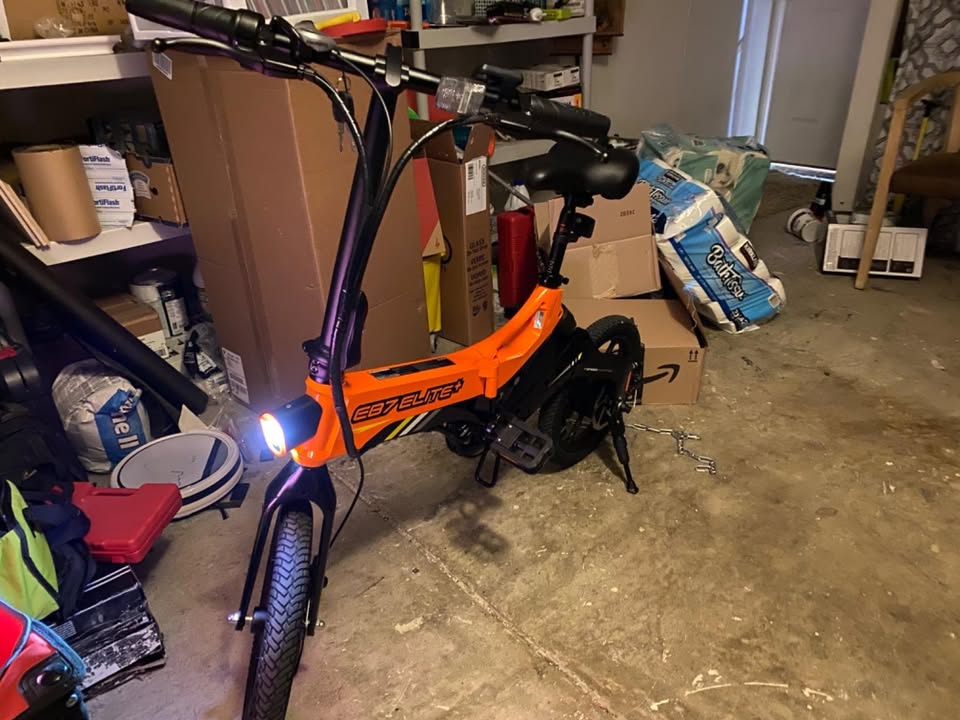 Swagcycle EB-7 Elite Plus Folding Electric Bike with Removable Battery