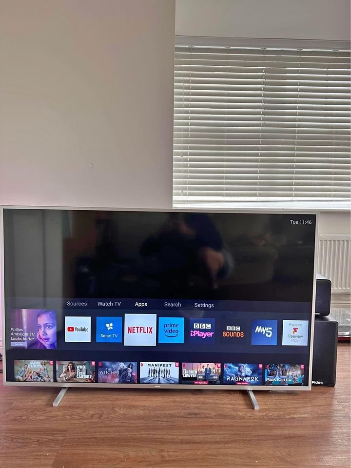 55”4K ultra HDR ambient light smart TV'