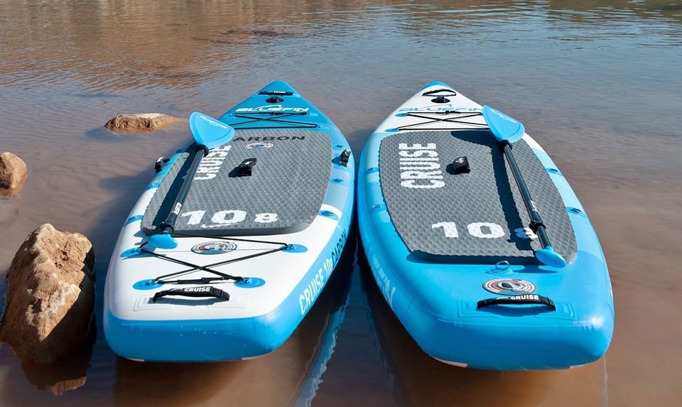 Bluefin SUP Inflatable Stand Up Paddle Board 6” Thick Kayak Conversion Kit All Accessories