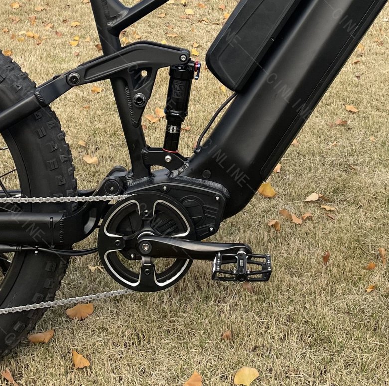 Fahrrad Elektrofahrrad 48V 1500W Elektrische Mountainbikes für Erwachsene Fat Tire Doppelbatterie 26x4.0 '' Vollfederung EMTB