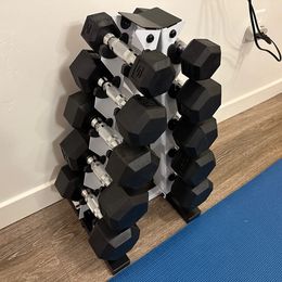 CAP Barbell 150 LB Dumbbell Set with Rack, Color Series