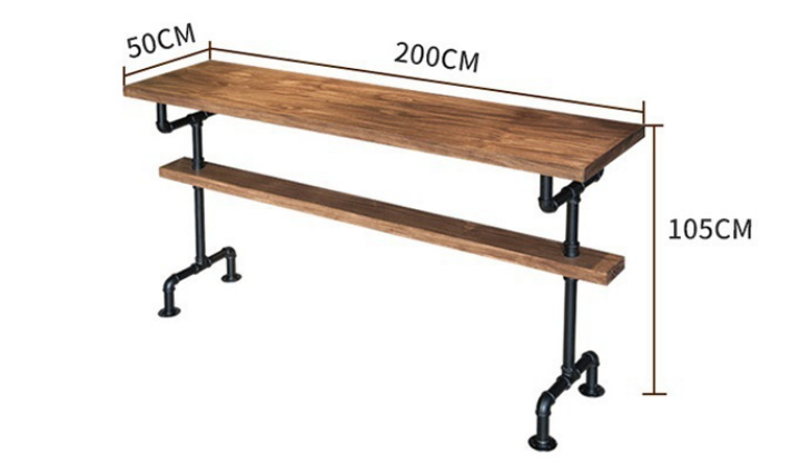 【Furniture】Table Rock Plate Bar Table Light Luxury Long High Home Chair Simple Table and Chair